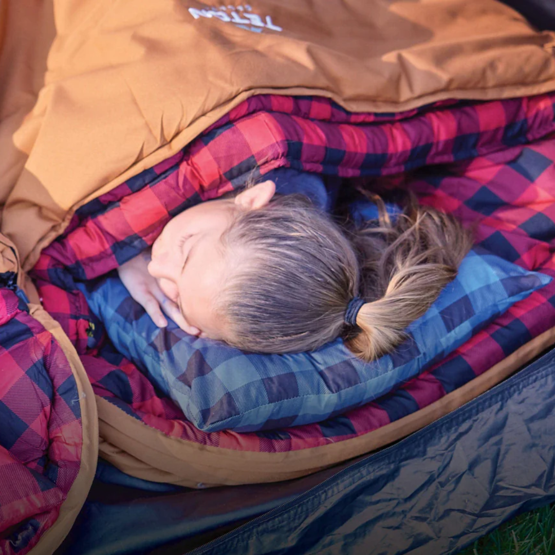 Almohadas para acampar
