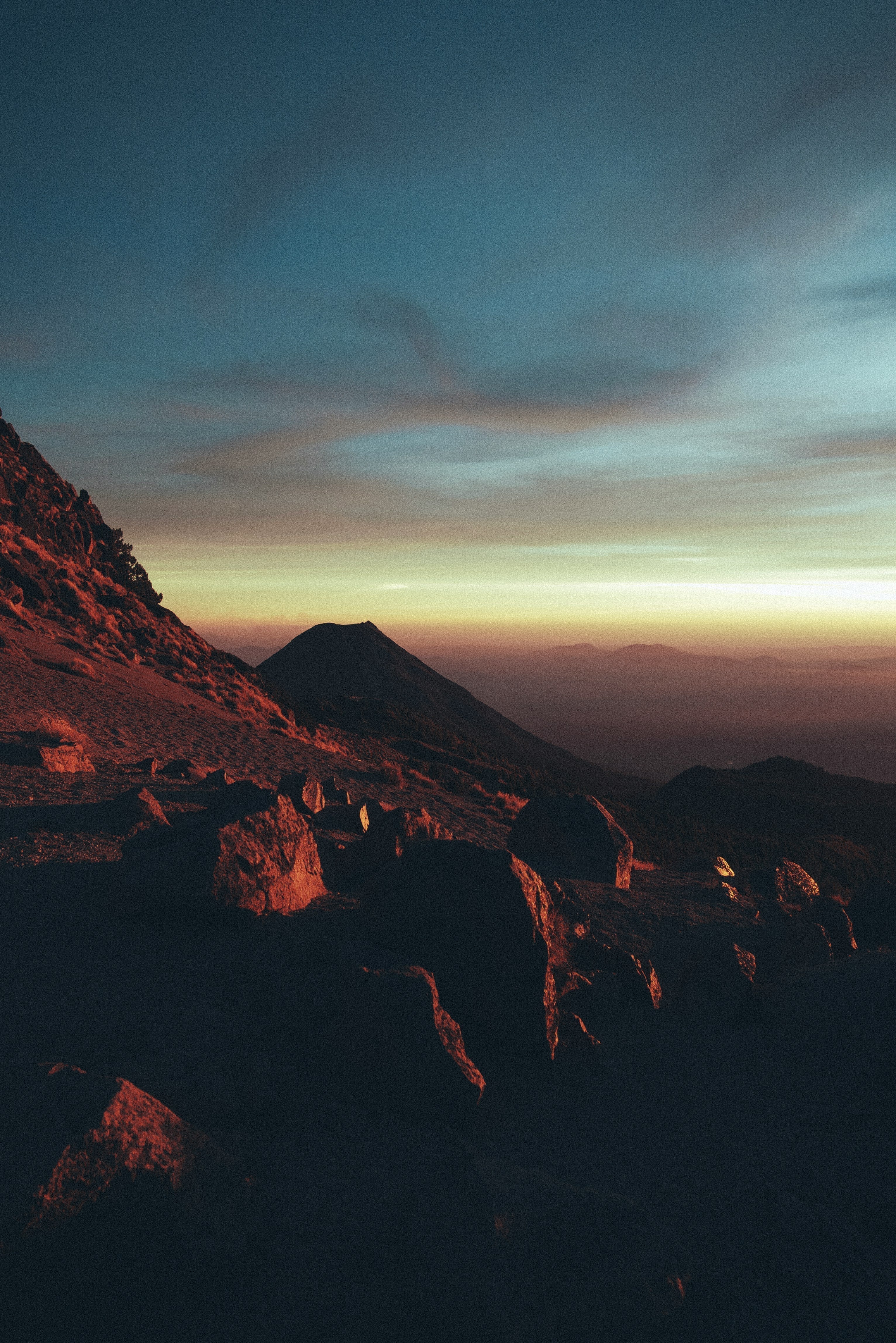 Amanecer Nevado de Colima Mexico