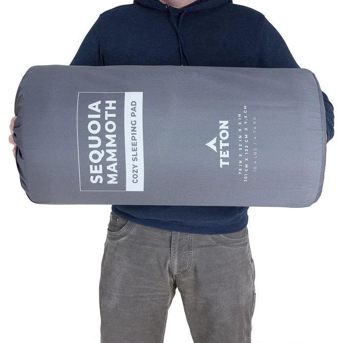 Bajo Sleeping Pad Doble Autoinflable Para Camping SEQUOIA MAMMOTH TETON