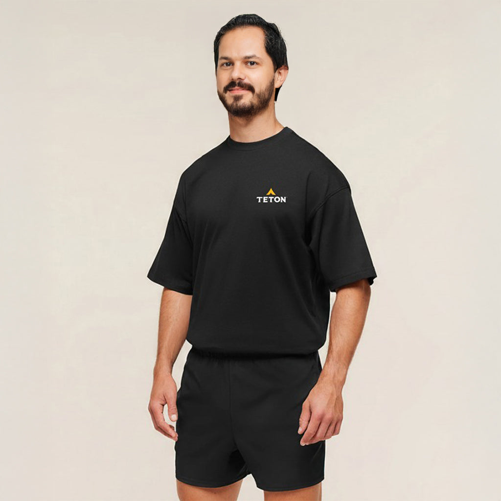 Playera Oversized TETON Negro