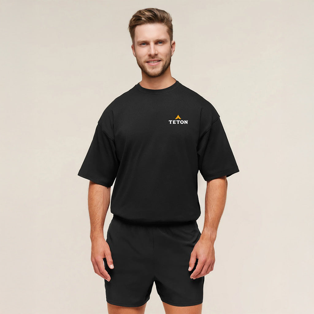 Playera Oversized TETON Negro