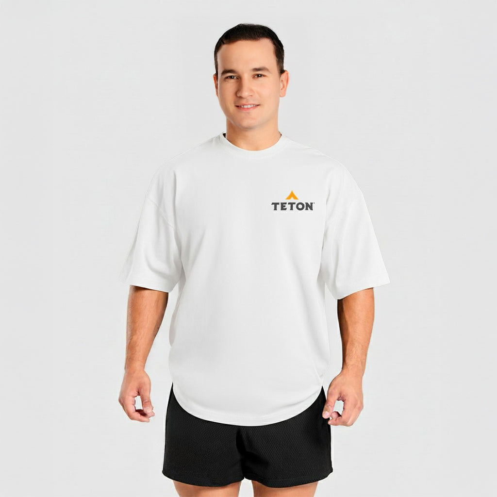 Playera Oversized TETON Blanca
