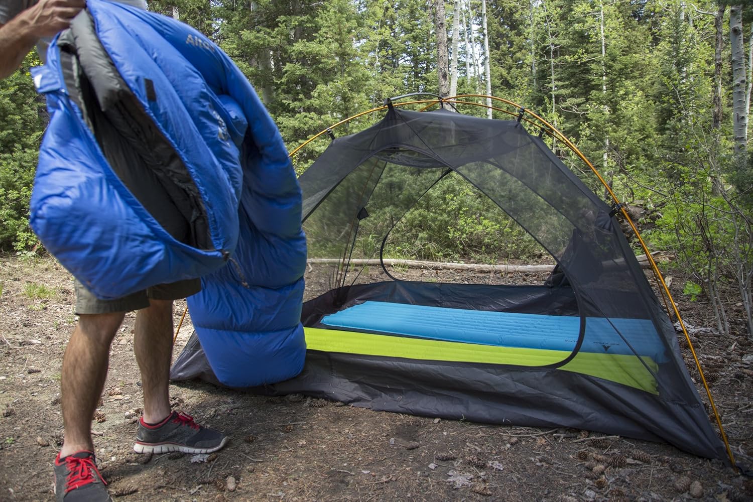 Bajo Sleeping Pad Individual Inflable Para Camping ALTOS TETON