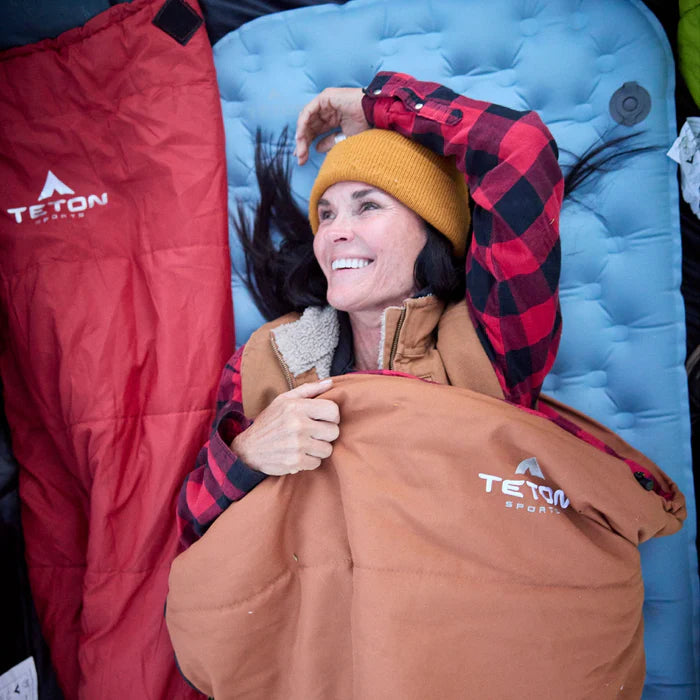 Bajo Sleeping Pad Individual Inflable Para Camping SKYLINE Insulado TETON