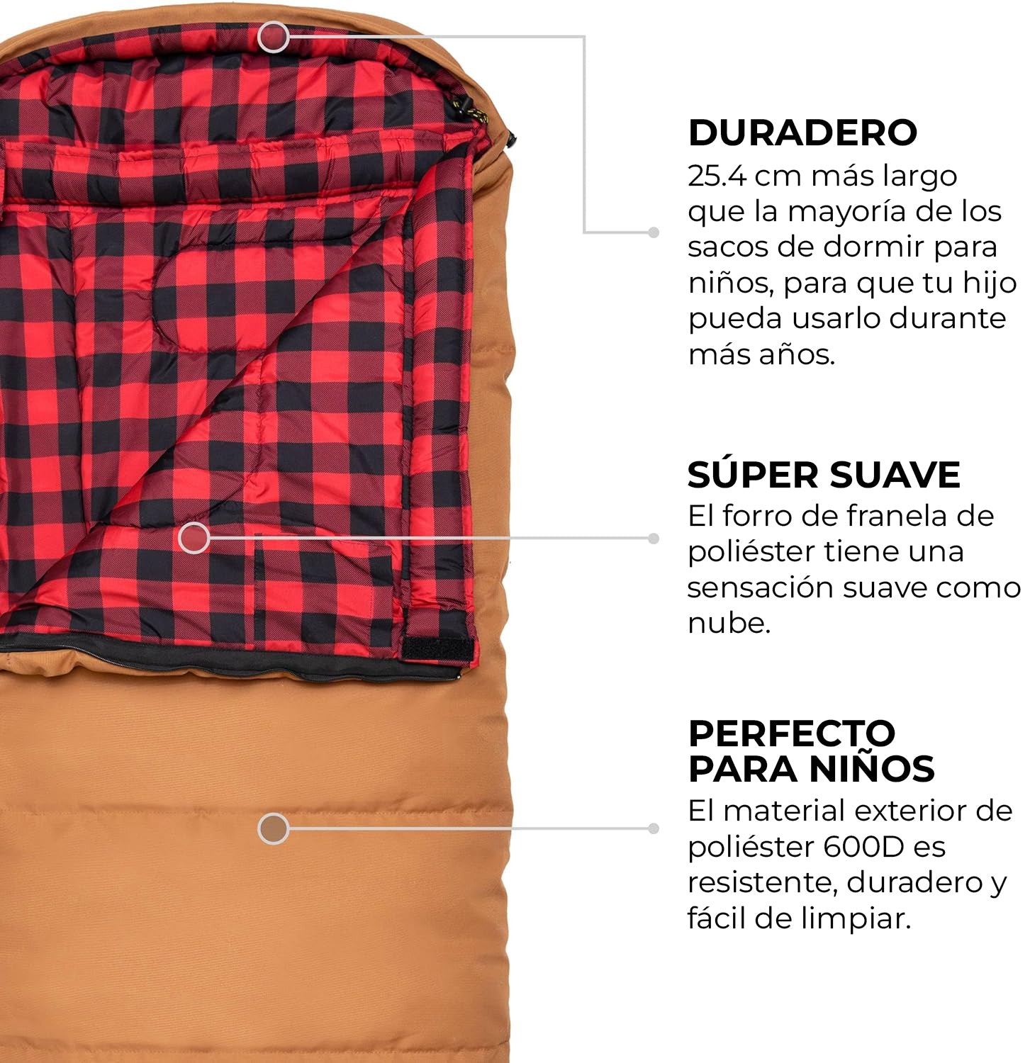 Sleeping Lil Bridger 0°F (-18°C) Junior Canvas para Niños TETON