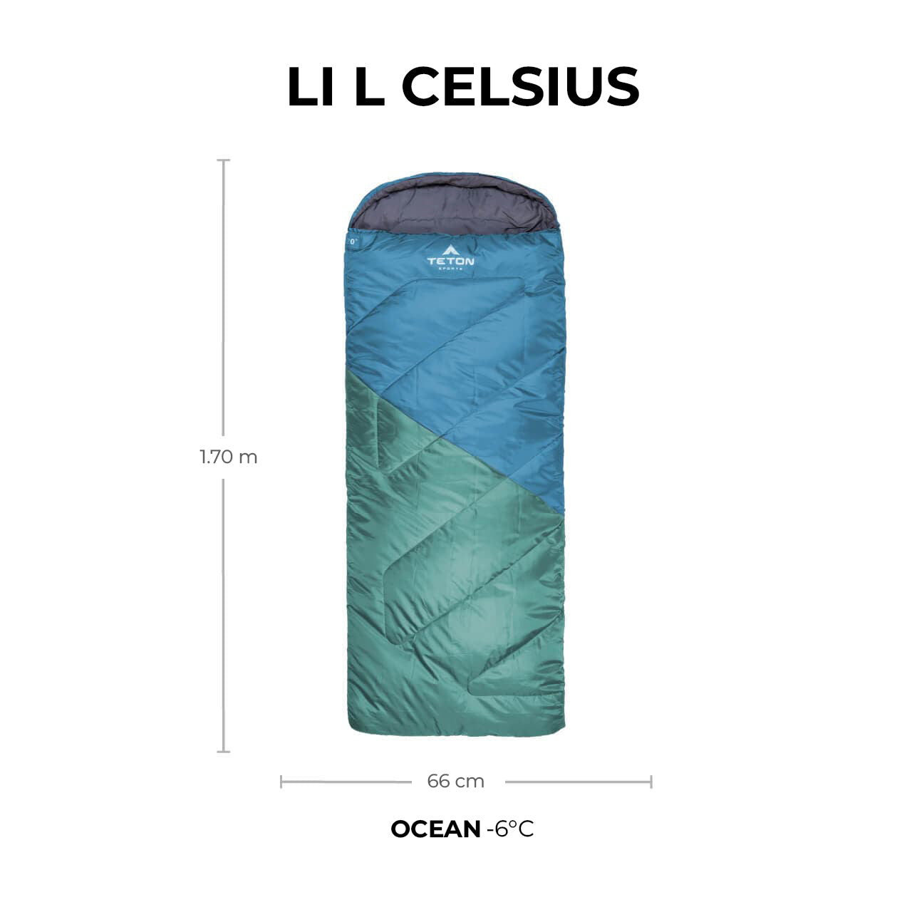 Sleeping Lil Celsius 20°F (-7°C) 1.70m TETON