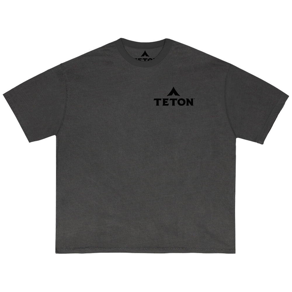 Playera Oversized TETON Gris Oxford