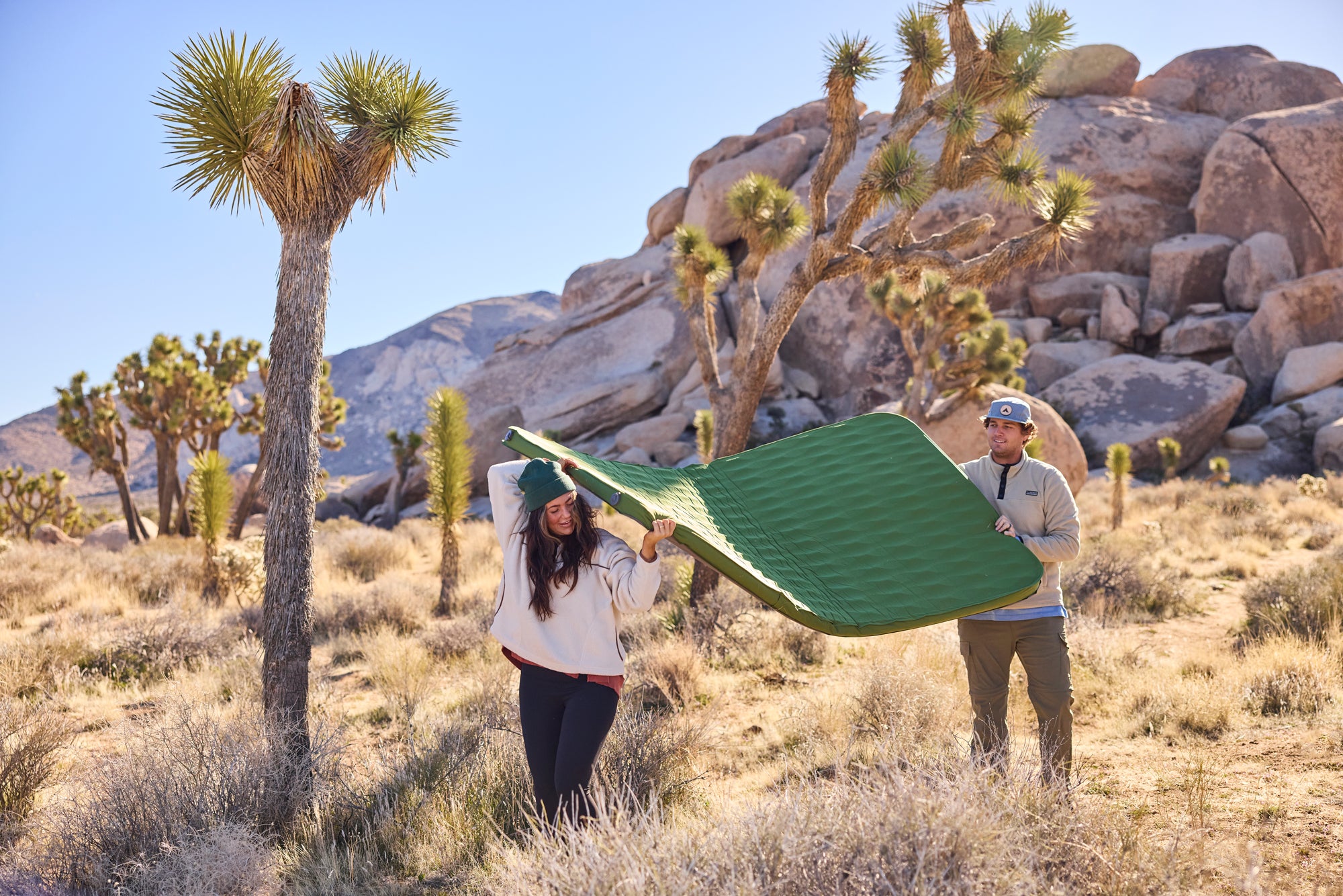 Bajo Sleeping Pad Doble Autoinflable Para Camping SEQUOIA MAMMOTH TETON