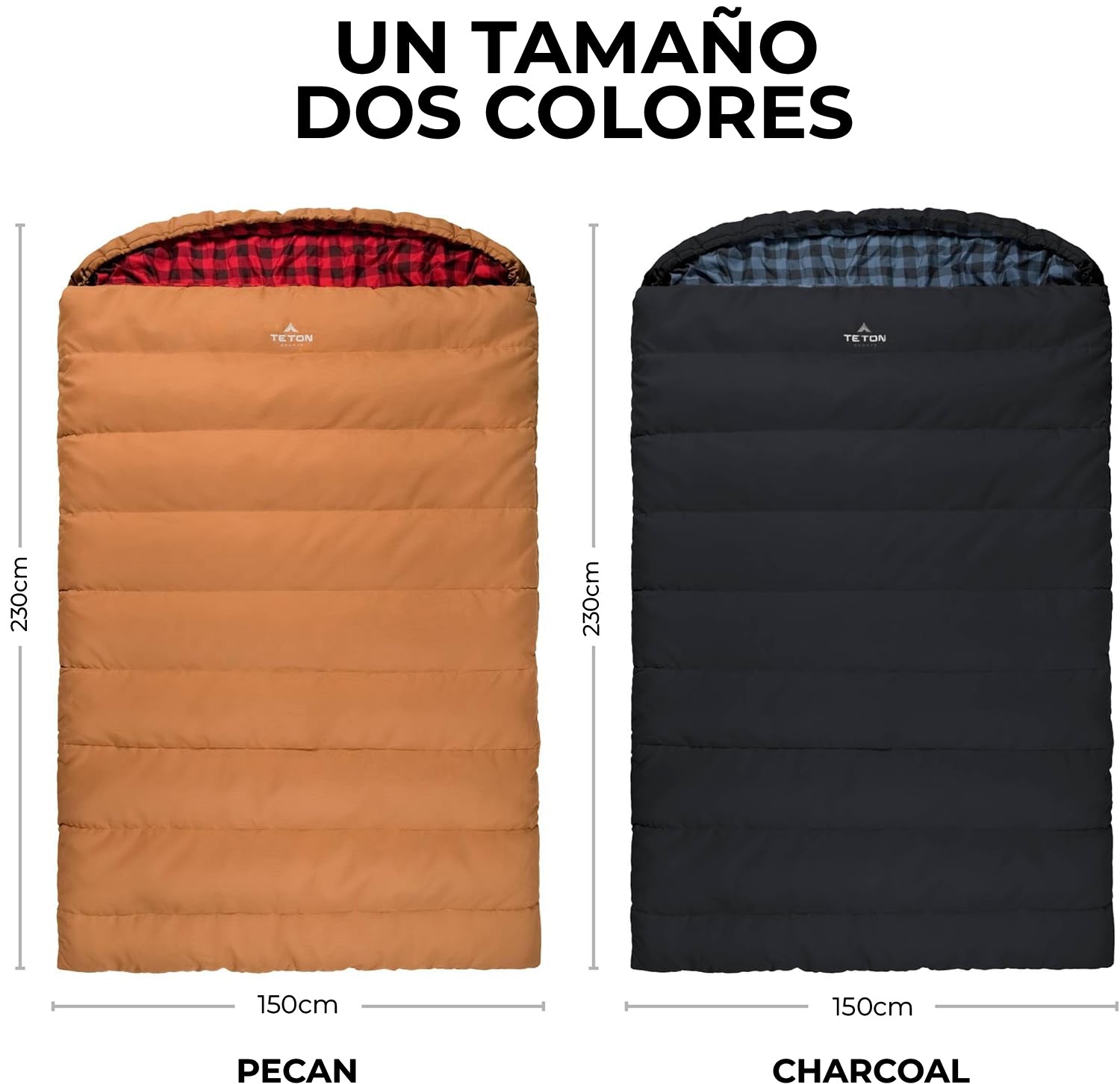 Sleeping Para Dos Personas Bridger Mammoth Canvas 20°F (-7°C) TETON