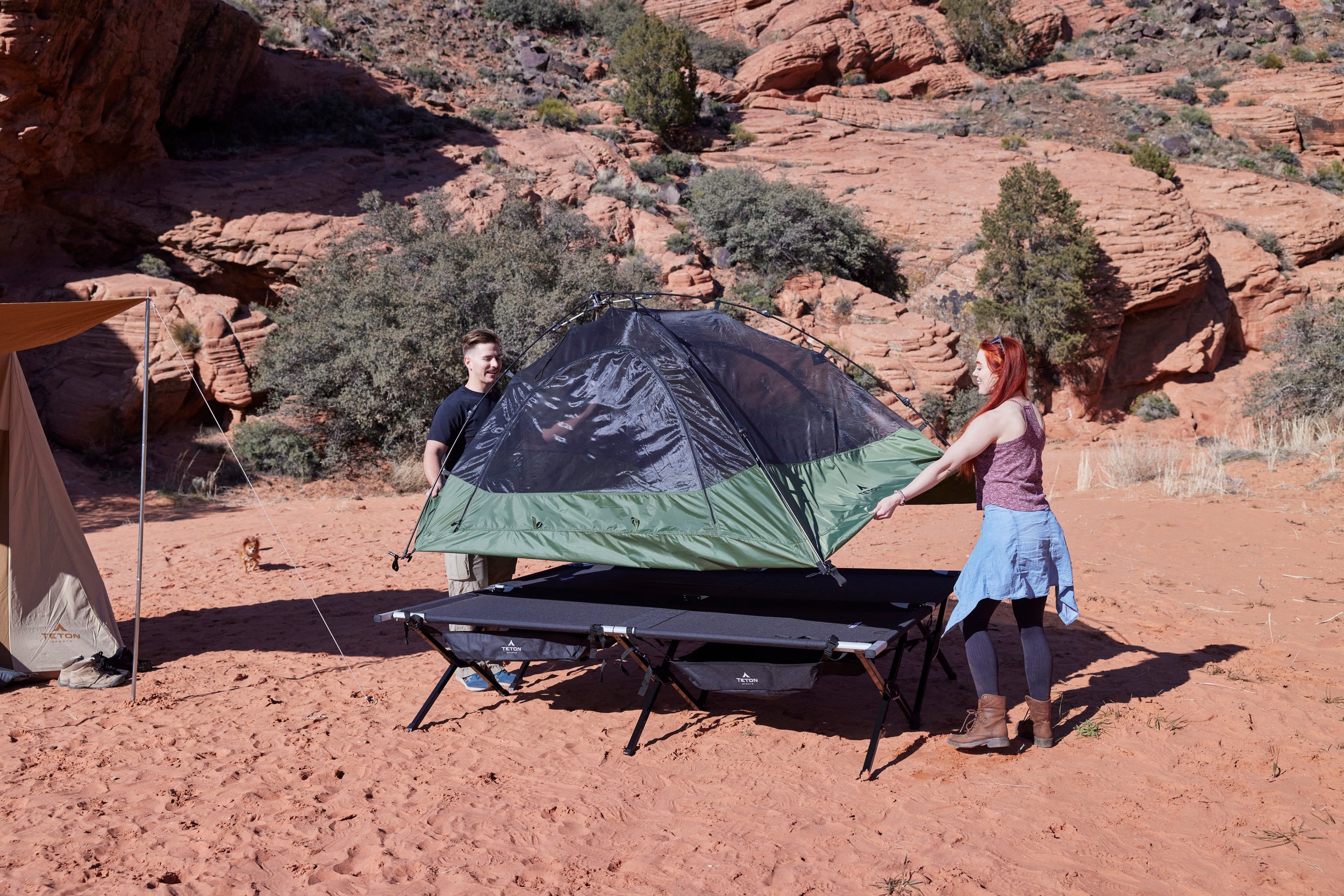 Casa de Campaña Pop-Up Vista 2 Personas (3 Estaciones) TETON