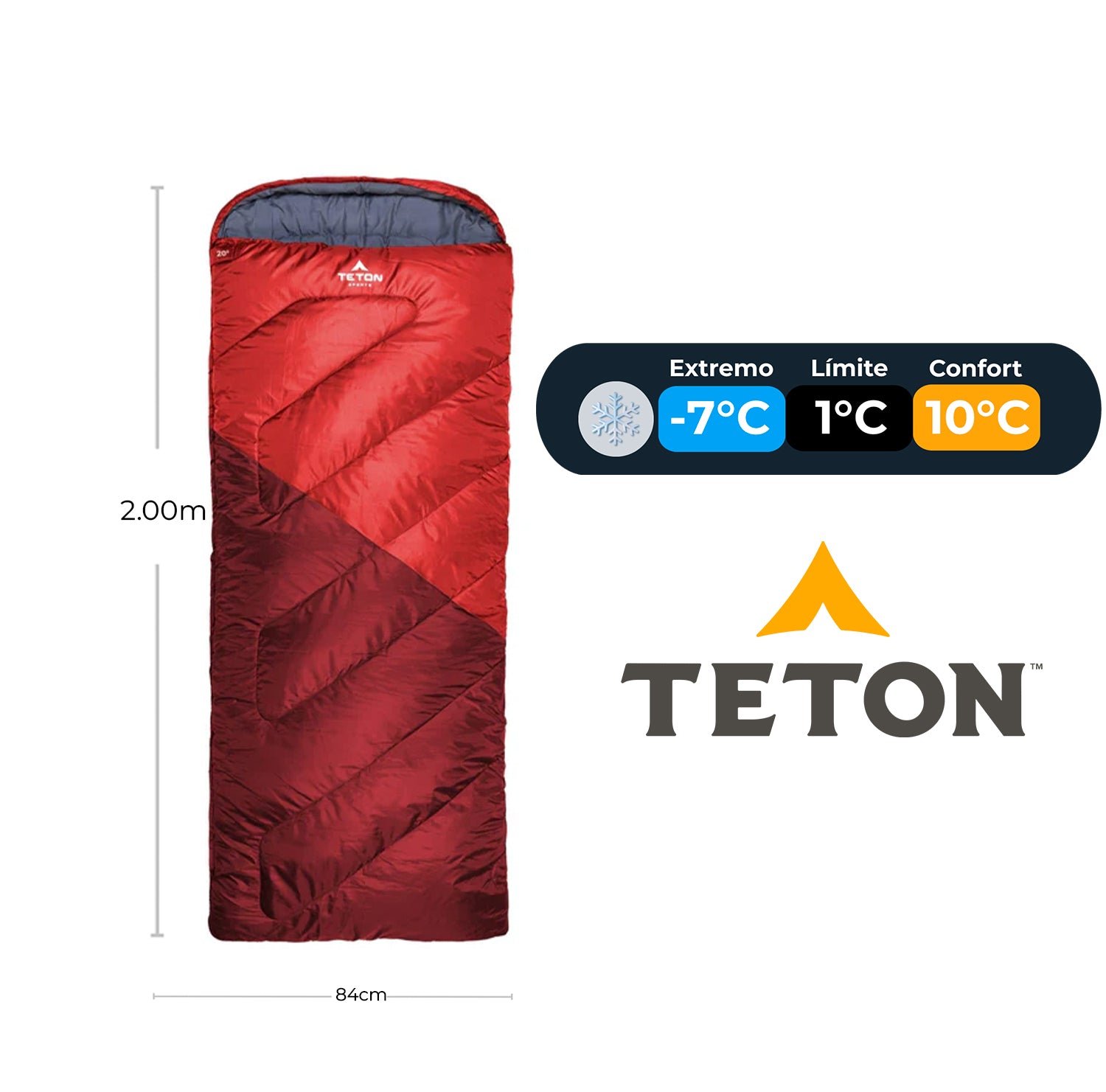 Sleeping "Celsius" -7°C (20°F) TETON