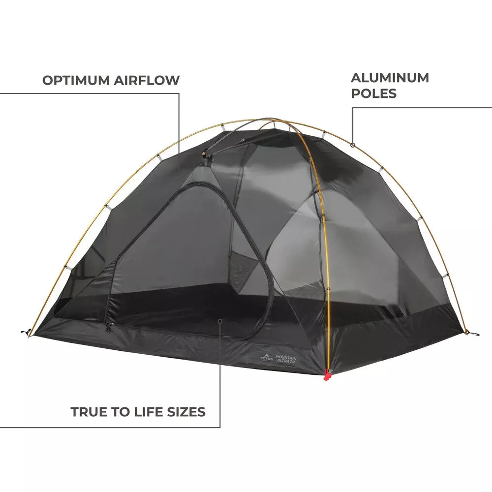 Casa de Campaña Mountain ULTRA 2 Personas (3 Estaciones) TETON