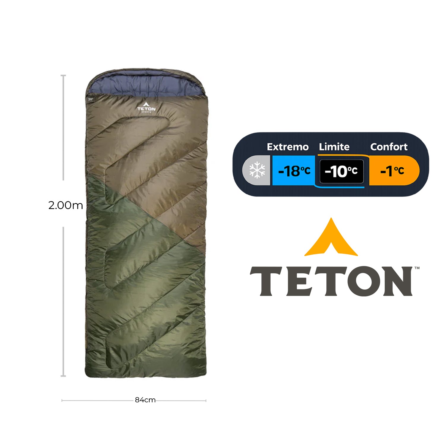 Sleeping "Celsius" 0°F (-18°C) TETON