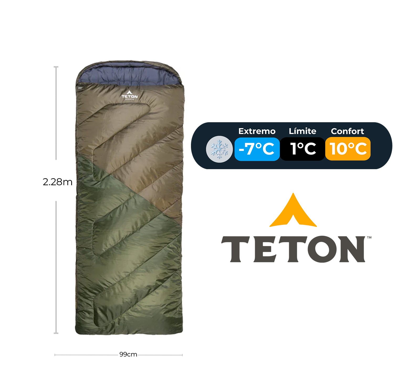 Sleeping Celsius Grand XXL 20°F (-7°C) TETON