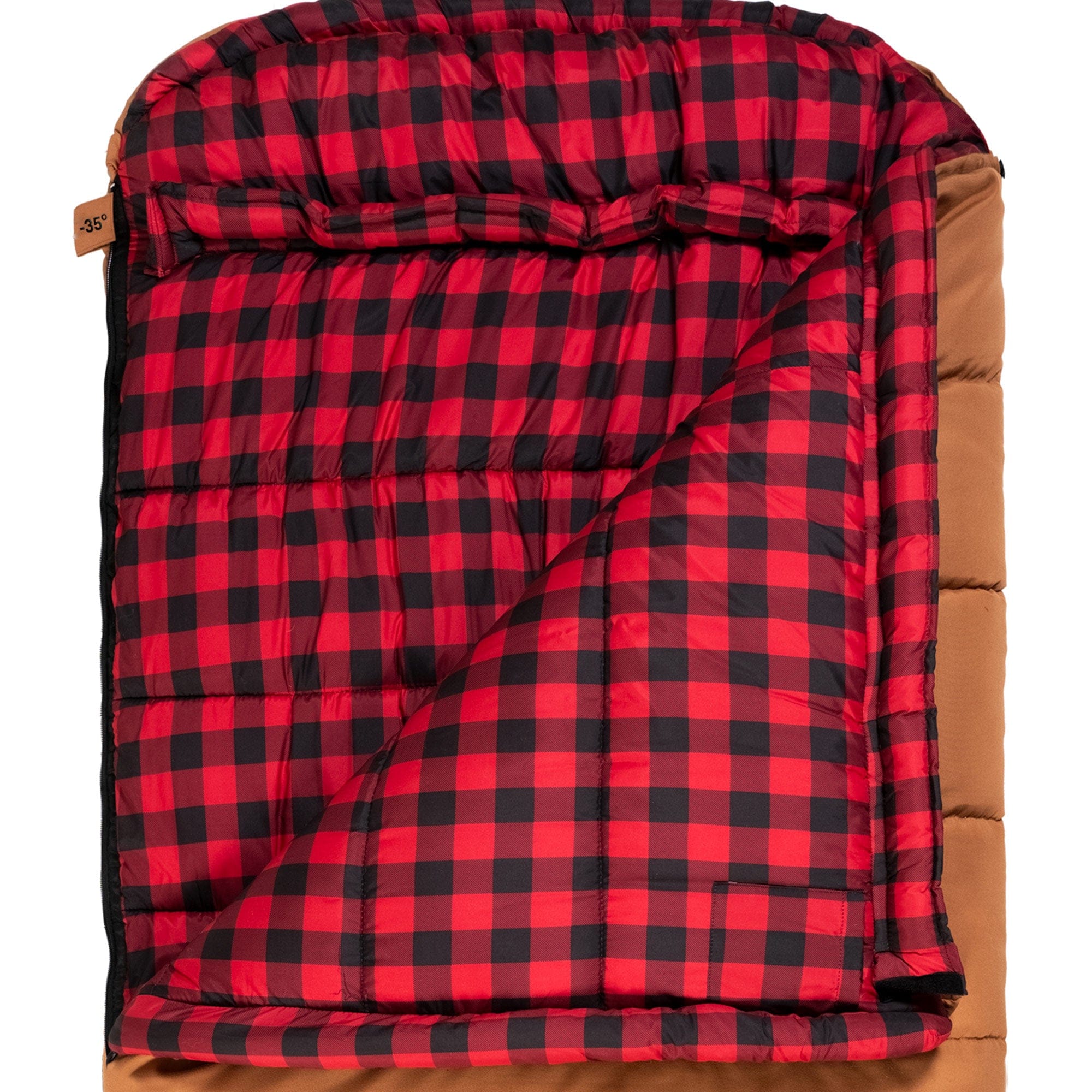 TETON Sports Bridger -35˚F Canvas Sleeping Bag with Cotton Flannel Lining 10111