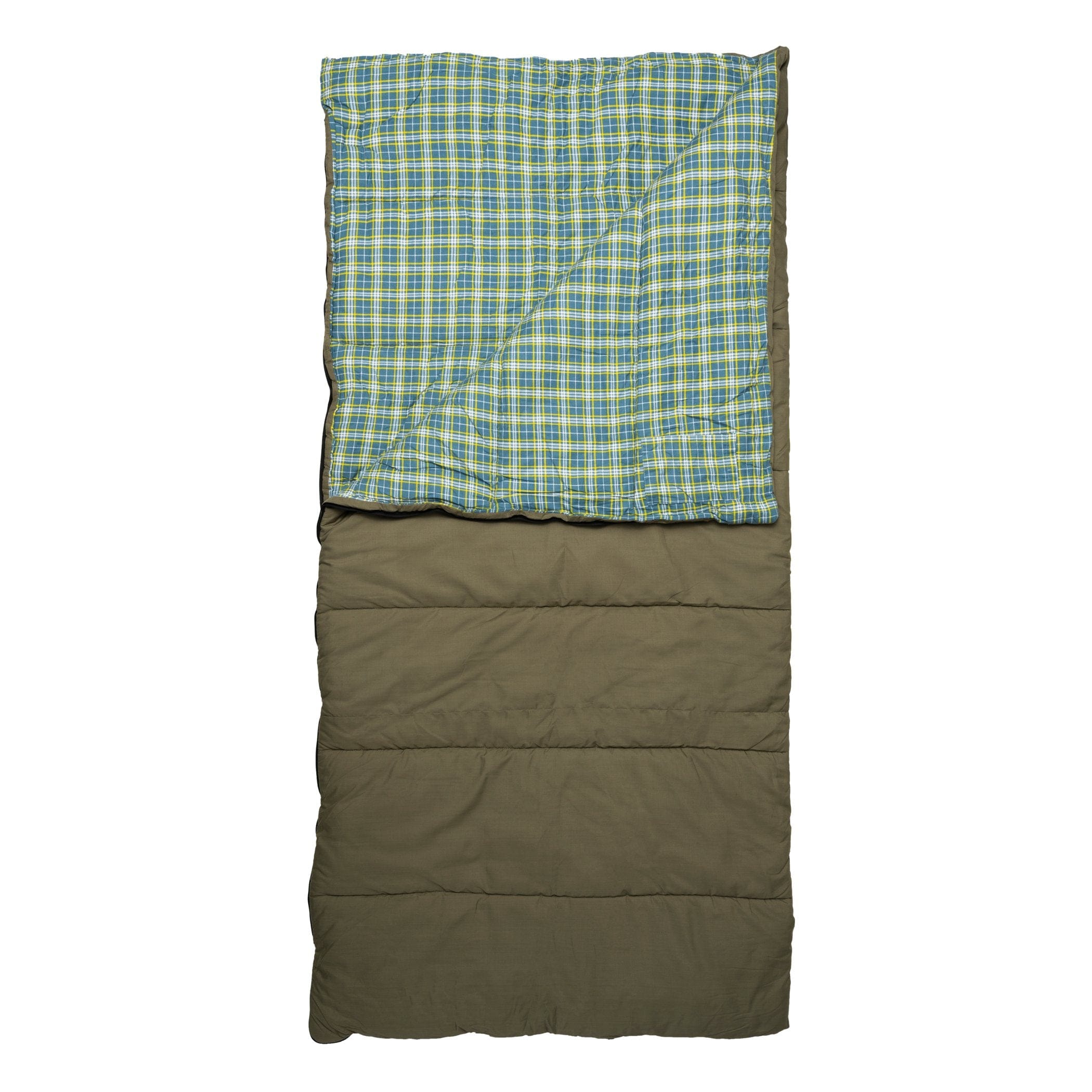 TETON Sports Evergreen 35˚F Sleeping Bag Olive & Stone 2225LSOLST