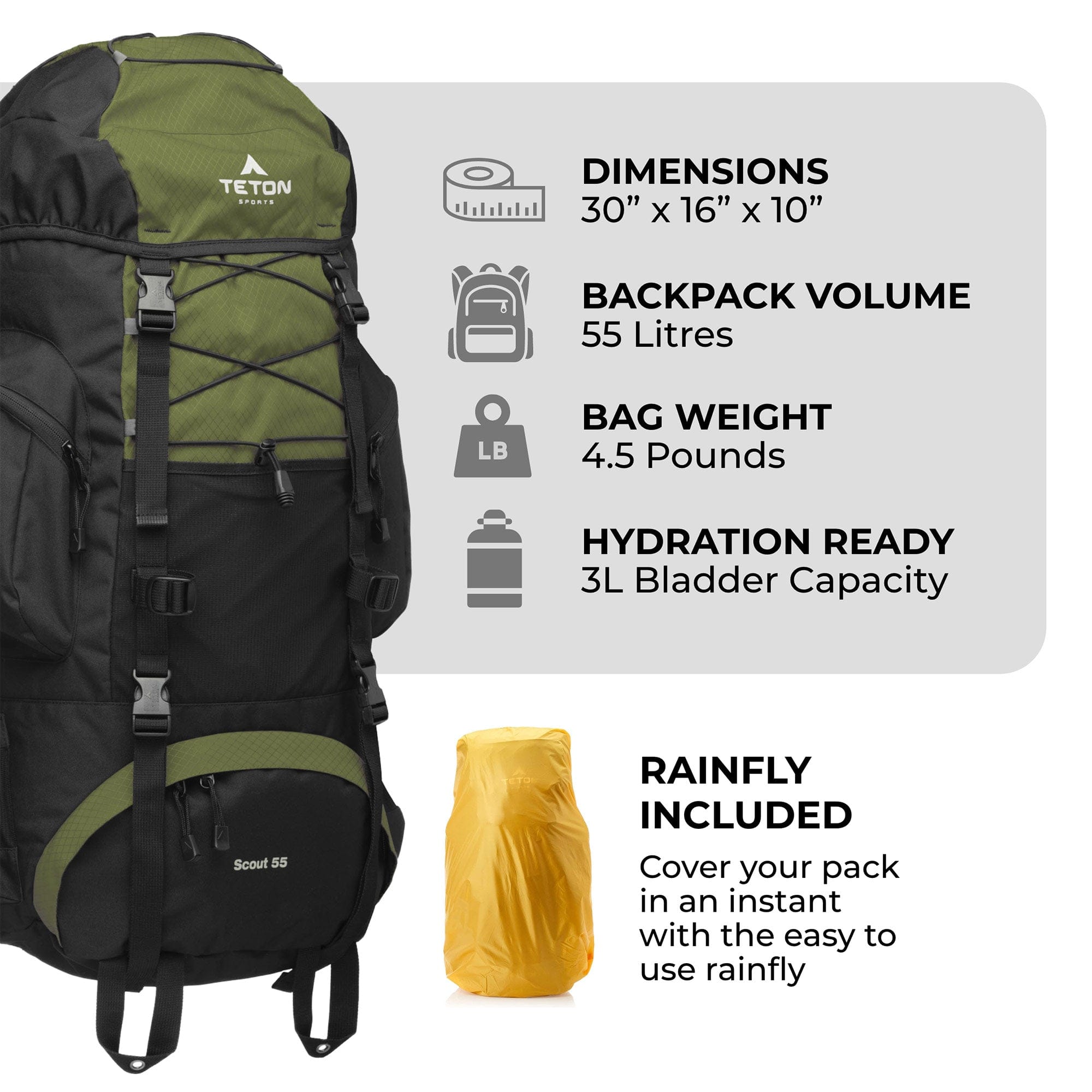 Mochila Scout 55L