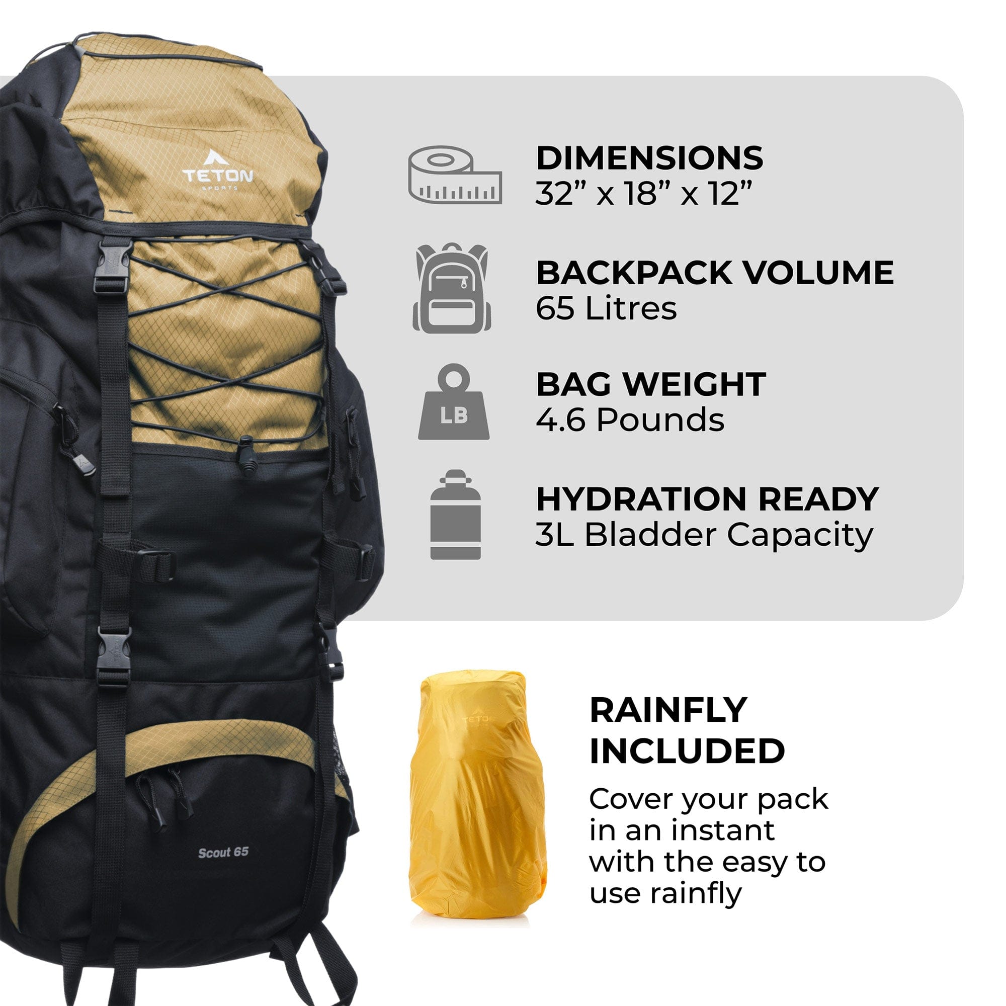 Mochila Scout 65L