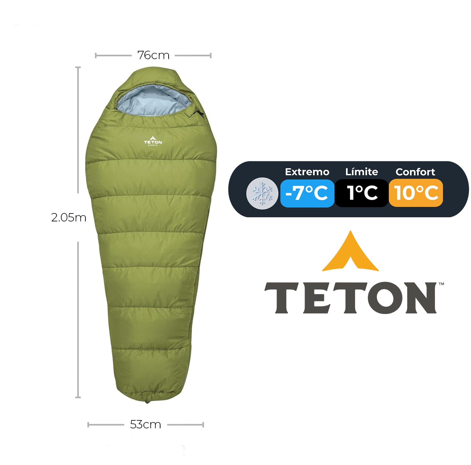 Sleeping Tipo Momia LEEF 20°F (-7°C) TETON