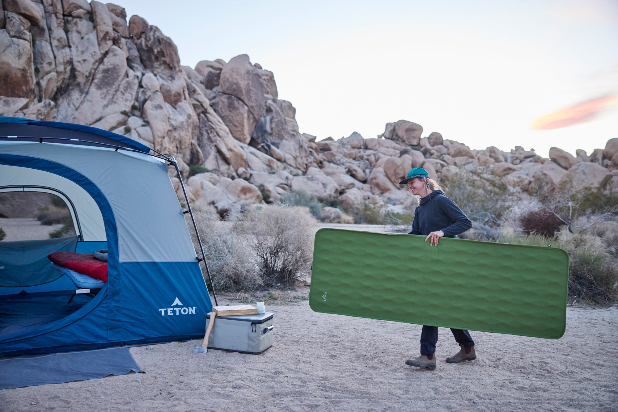 Bajo Sleeping Pad Individual Autoinflable Para Camping SEQUOIA TETON