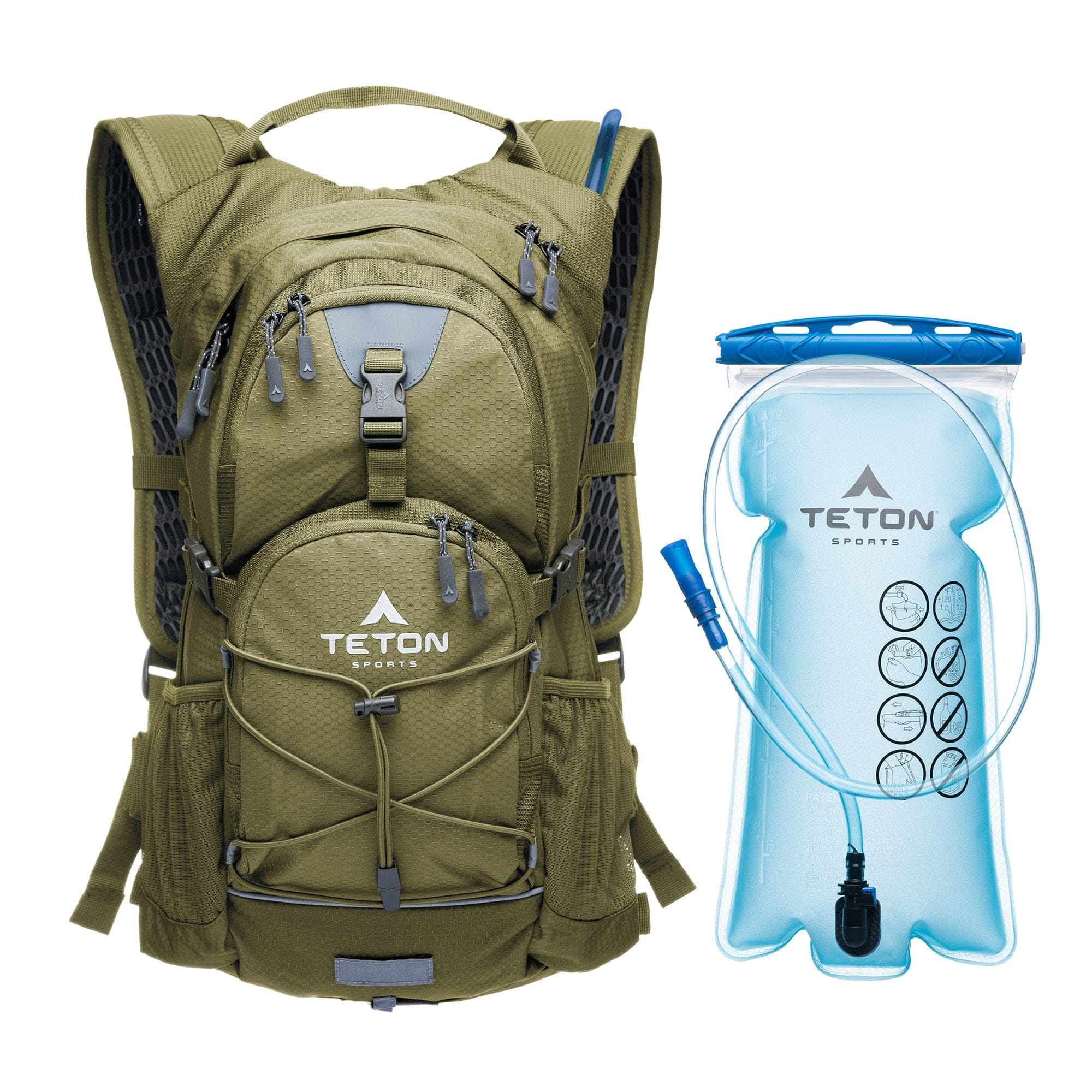 Mochila de Hidratación Oasis 22L con Bolsa de Agua de 3L TETON