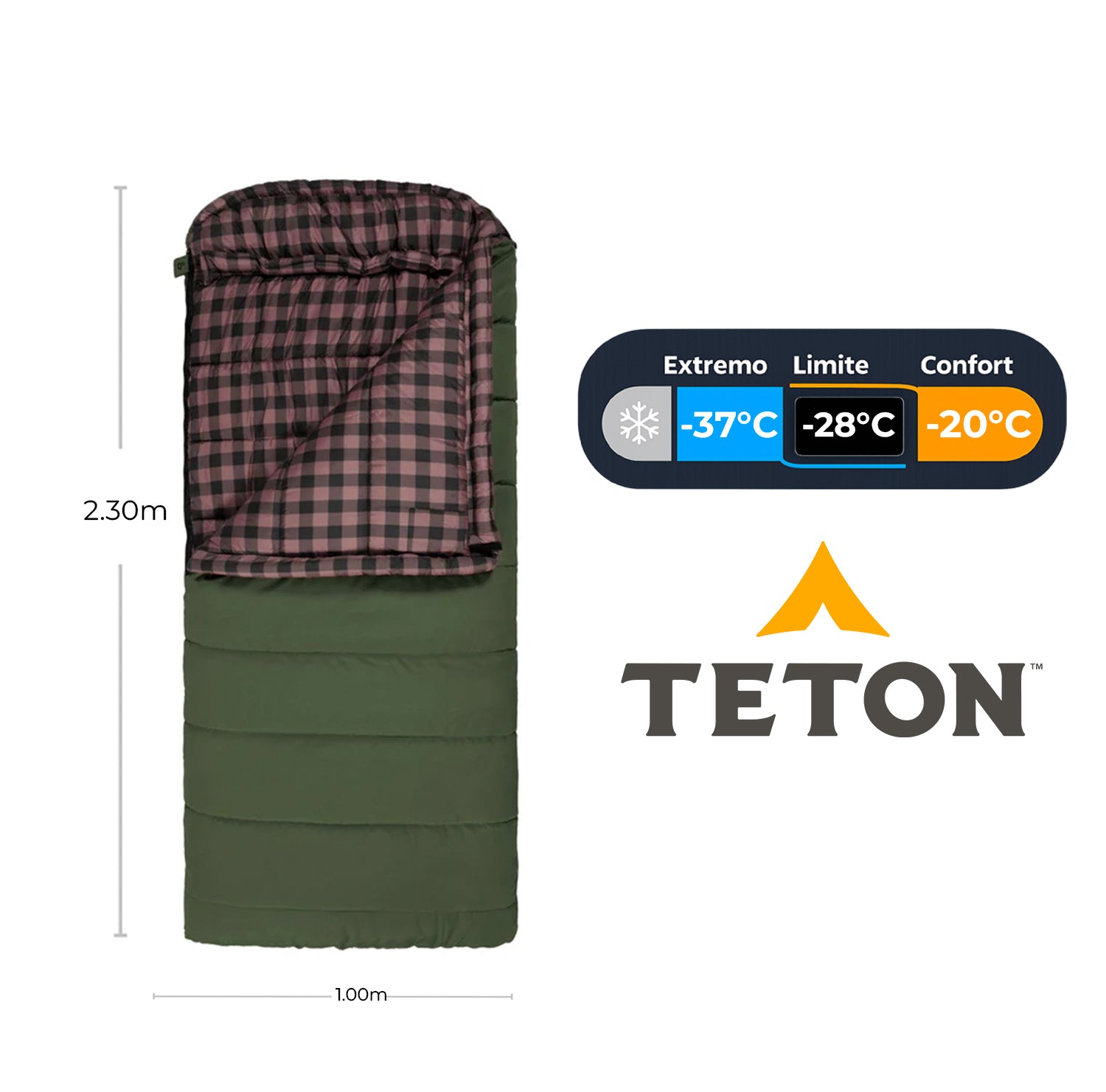 Sleeping Bridger Canvas -35°F (-37°C) TETON