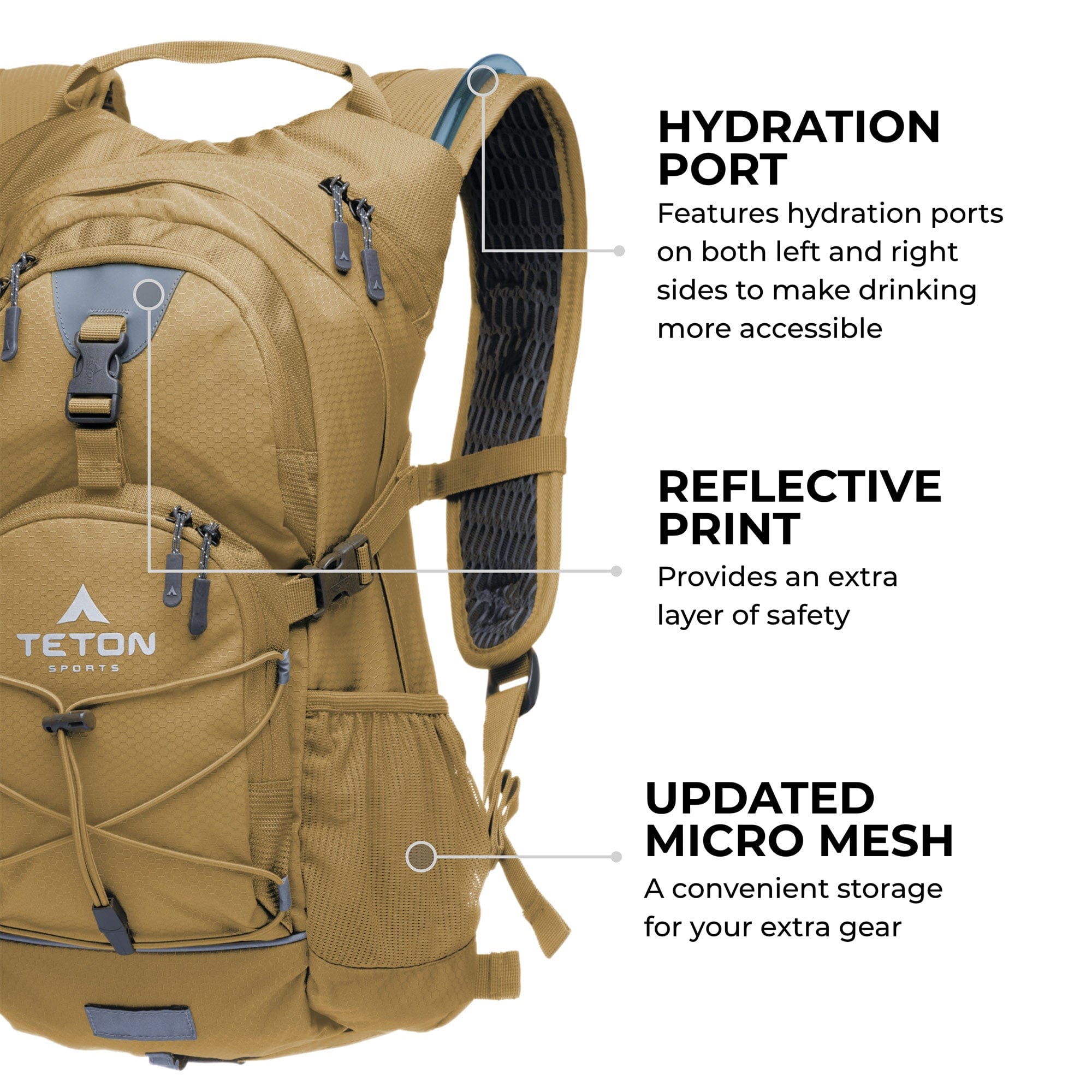 Mochila de Hidratación Oasis 22L con Vejiga de 3L